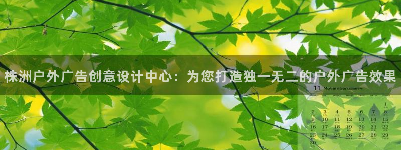 杏宇平台总代理电话：株洲户外广告创意设计